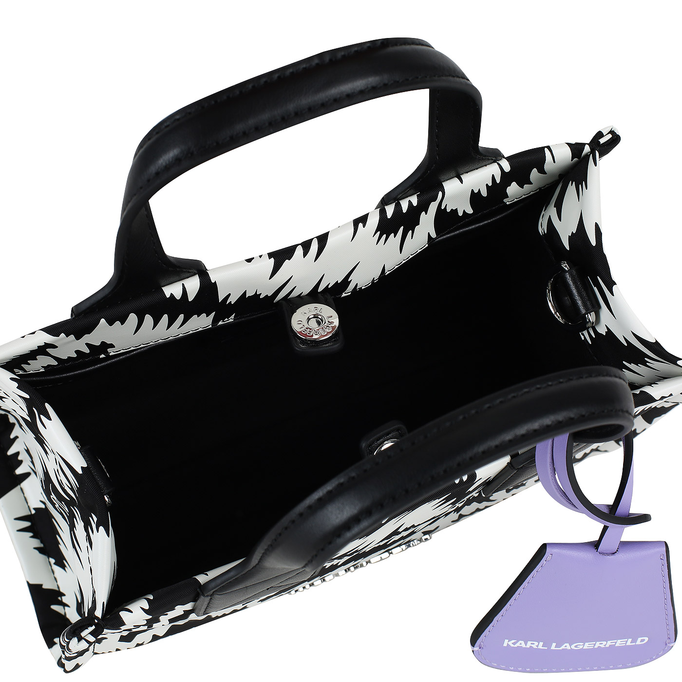 Сумка с двумя ручками Karl Lagerfeld Zebra