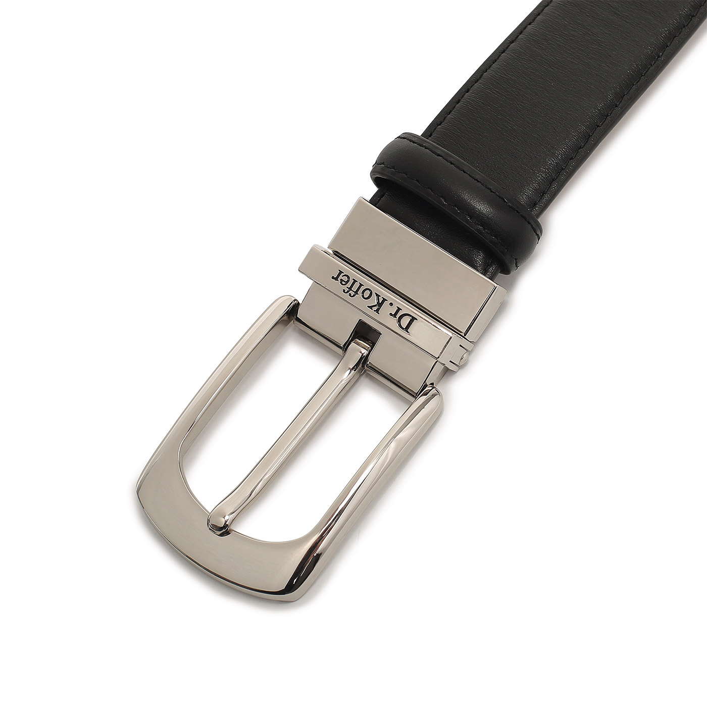 Ремень из гладкой кожи Dr. Koffer 