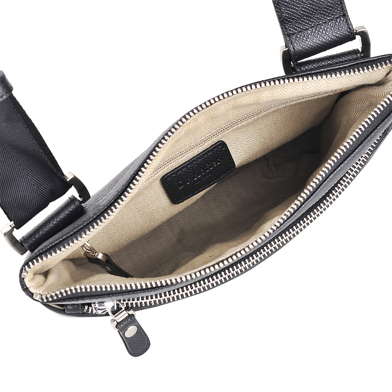 Мужская кожаная сумка через плечо Dr. Koffer 