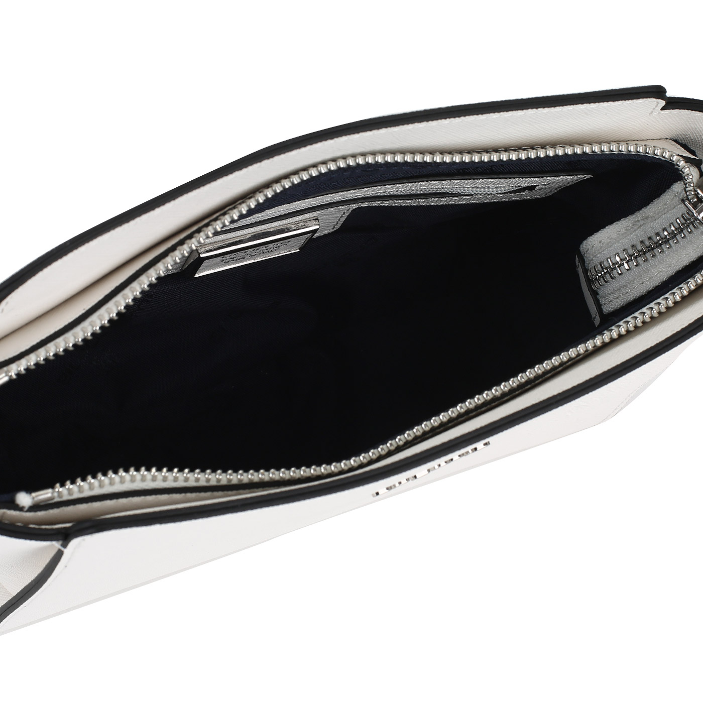 Белая сафьяновая сумочка Cromia Perla