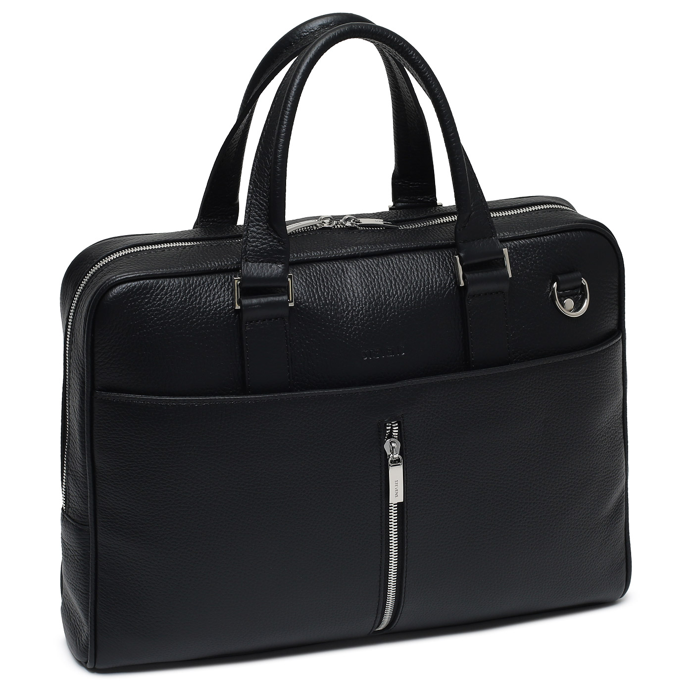 Мужская кожаная сумка с отделением для ноутбука Stevens 