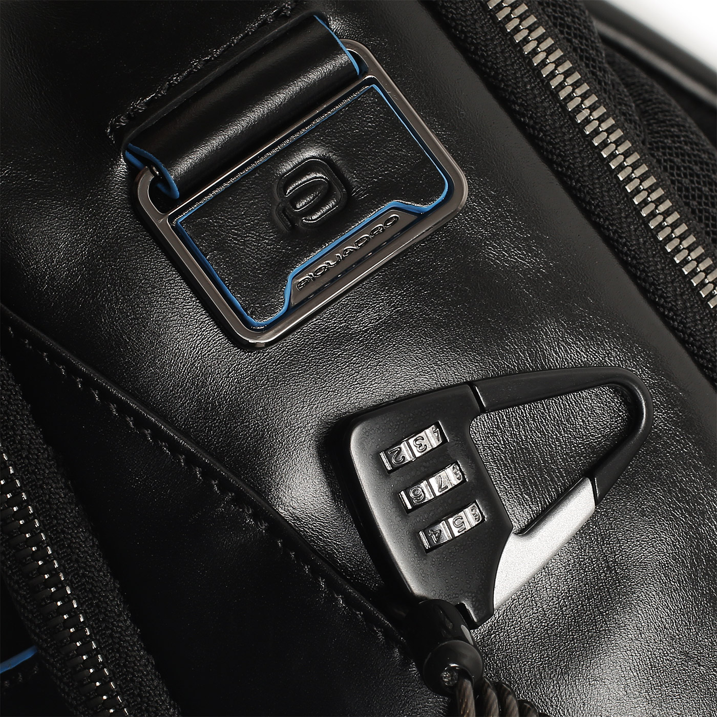 Кожаный рюкзак Piquadro Blue square