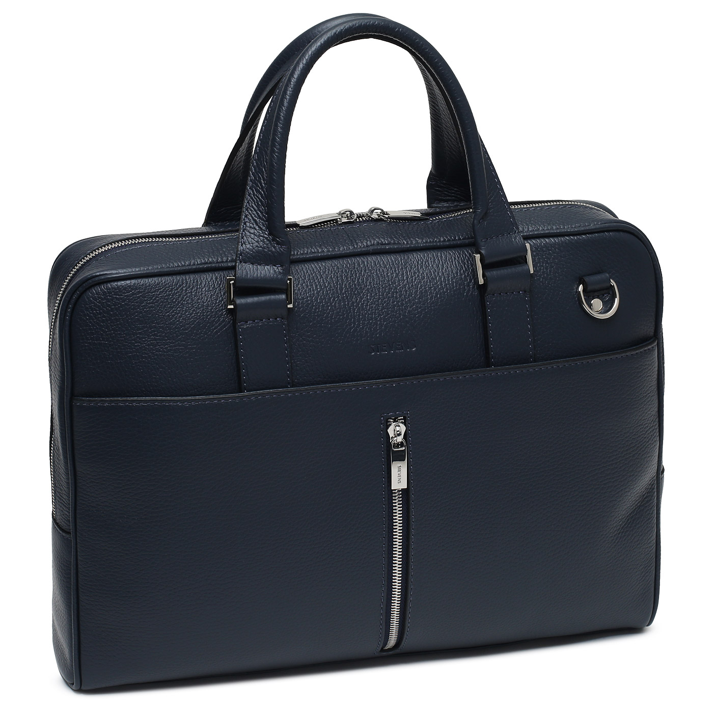 Мужская кожаная сумка с отделением для ноутбука Stevens 