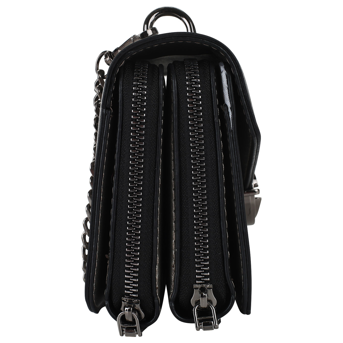 Серебристая сумочка через плечо Dispacci 