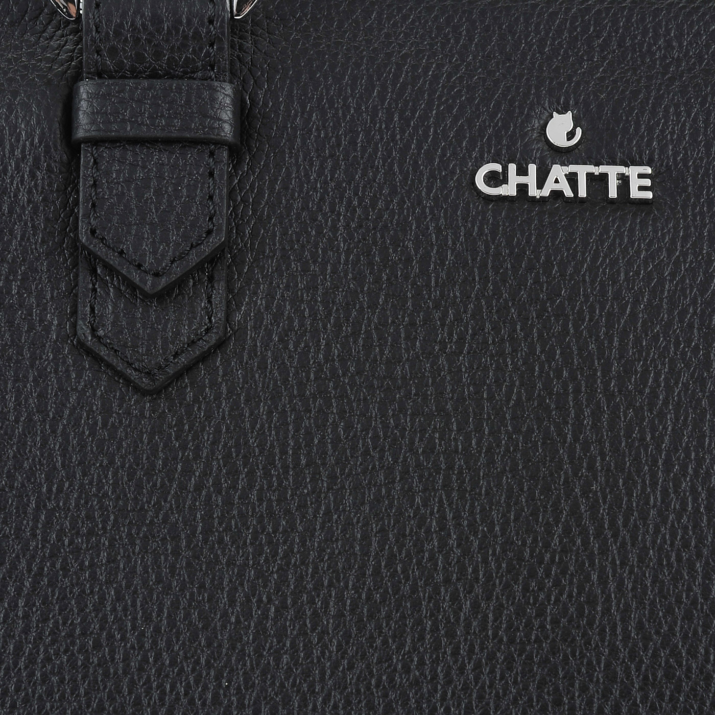 Вместительная кожаная сумка с тремя отделами Chatte 