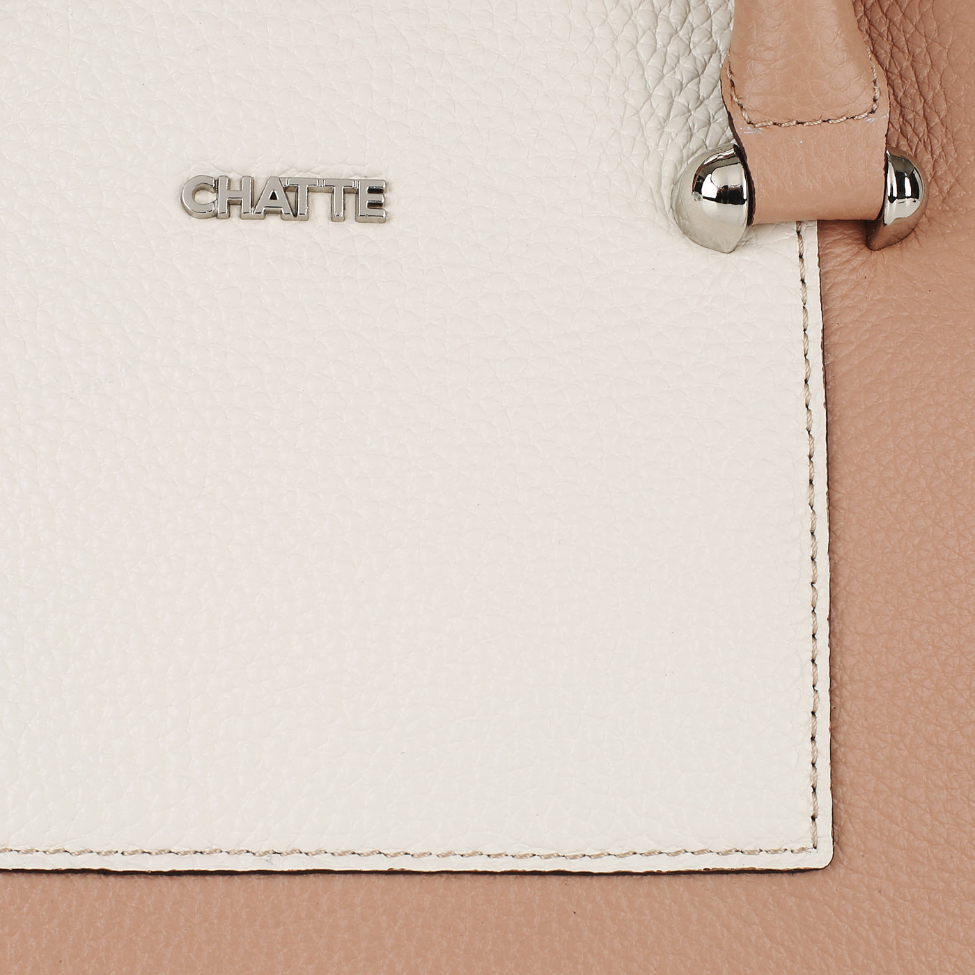 Сумка из зернистой кожи Chatte Dijon