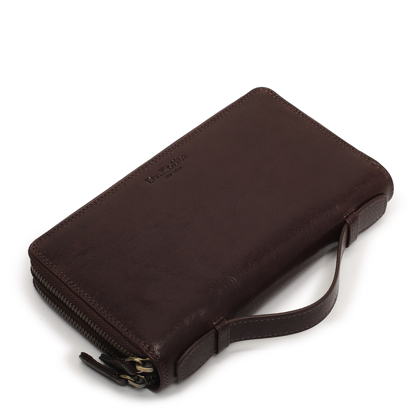 Вместительное кожаное портмоне Dr. Koffer 