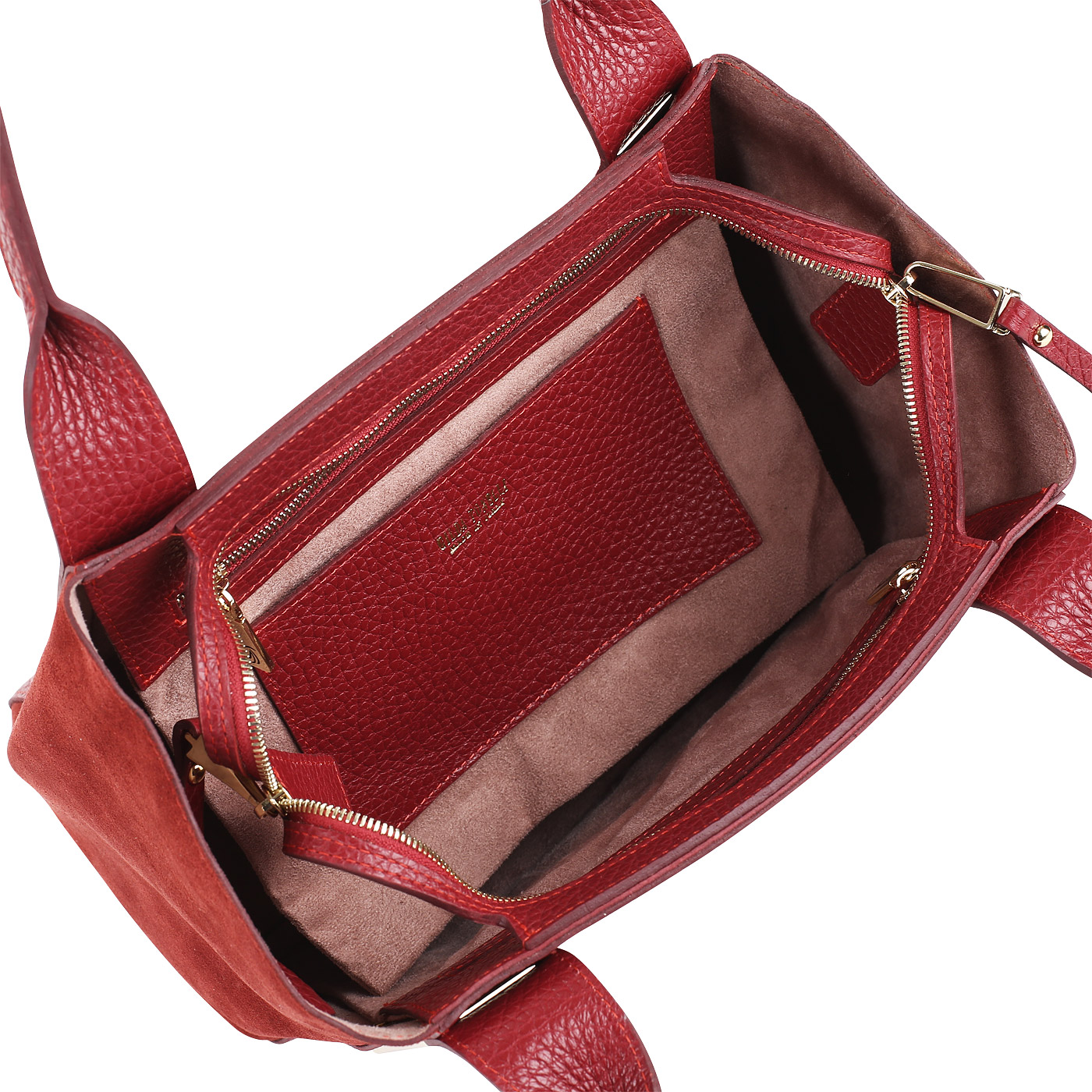 Комбинированная сумка на молнии Gilda Tonelli King Camoscio