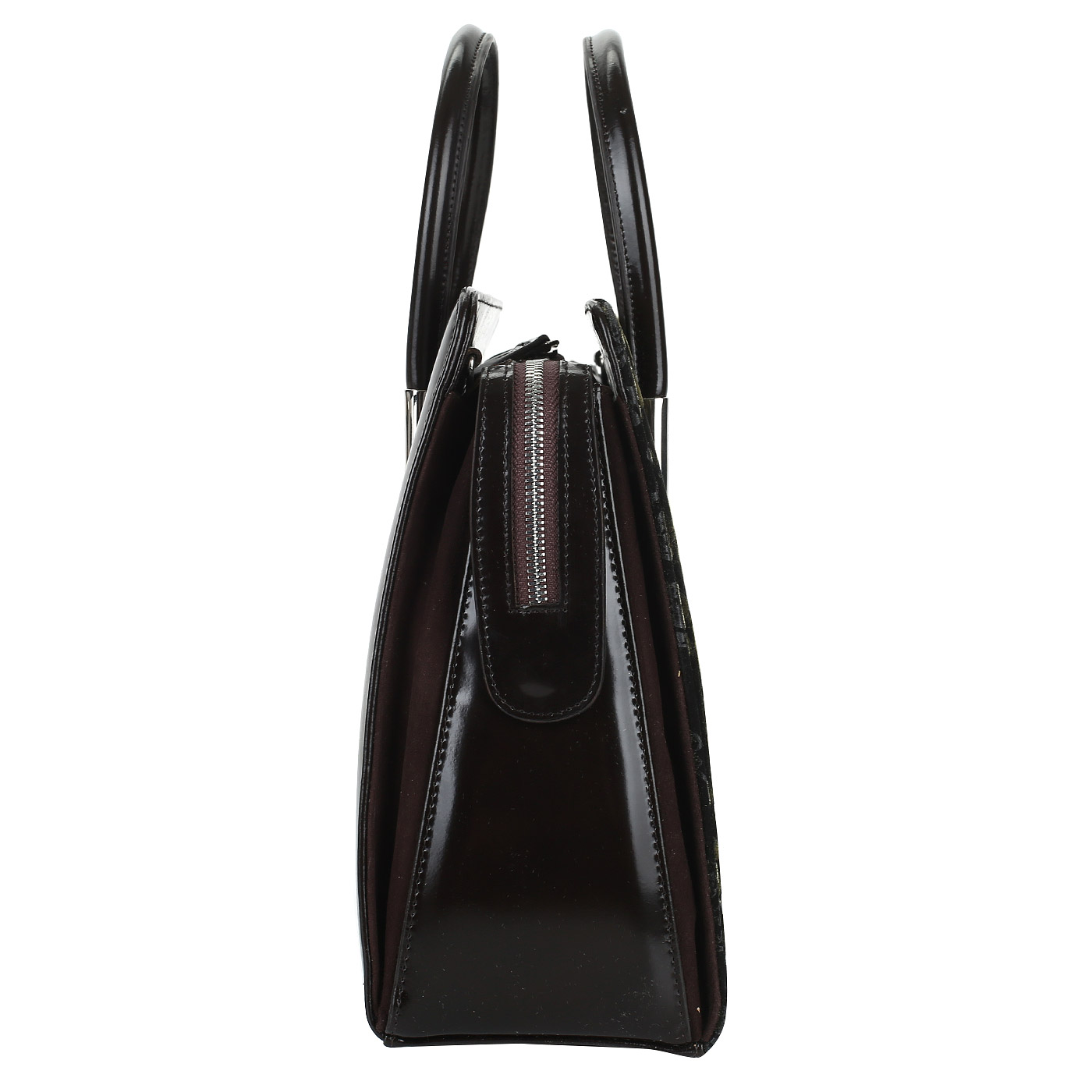 Комбинированная сумка на двойной молнии Gilda Tonelli Fiori Pad