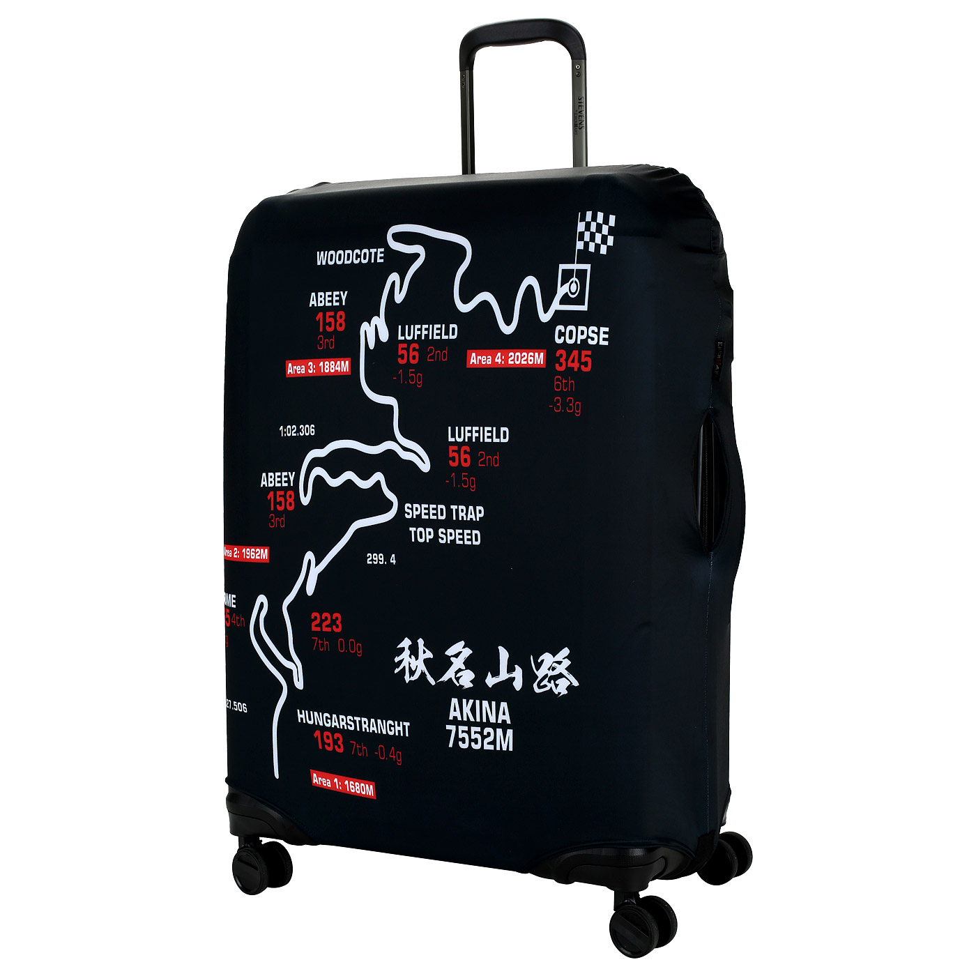 Eberhart Черный чехол для чемодана