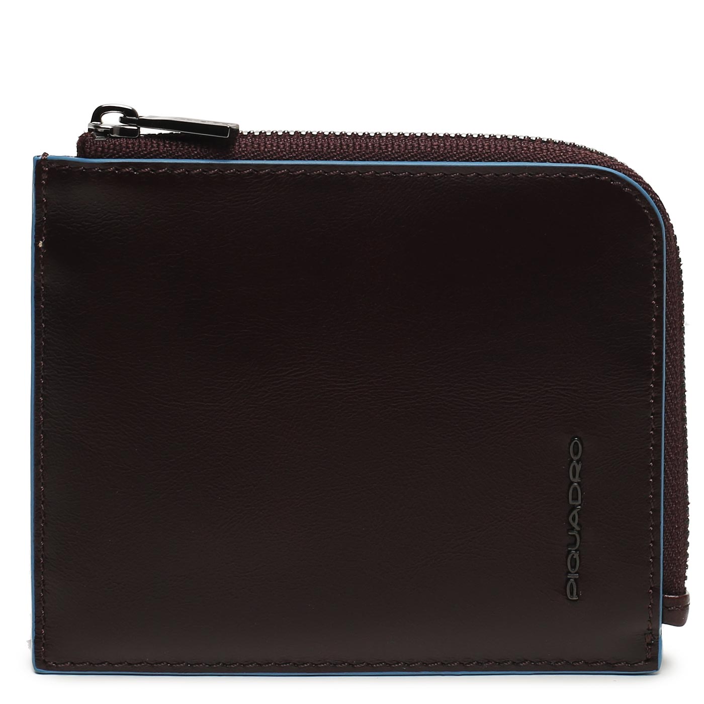 Кожаная визитница со съемным отделением Piquadro Blue square