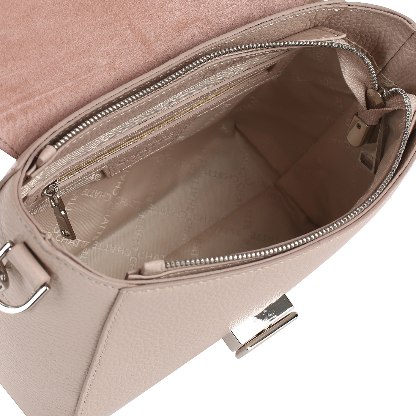 Сумка из зернистой кожи Chatte Marseille