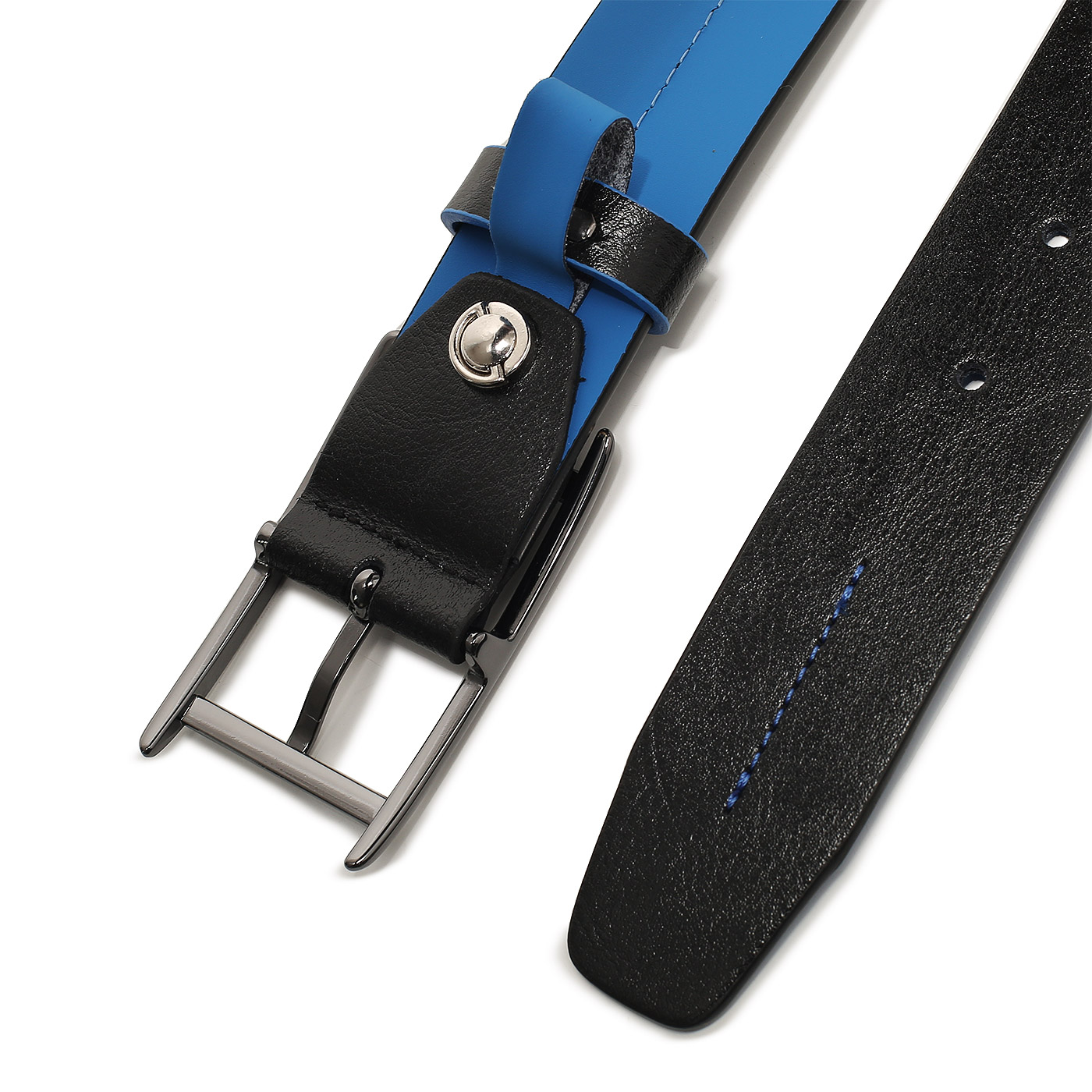 Ремень из натуральной кожи Piquadro Blue square