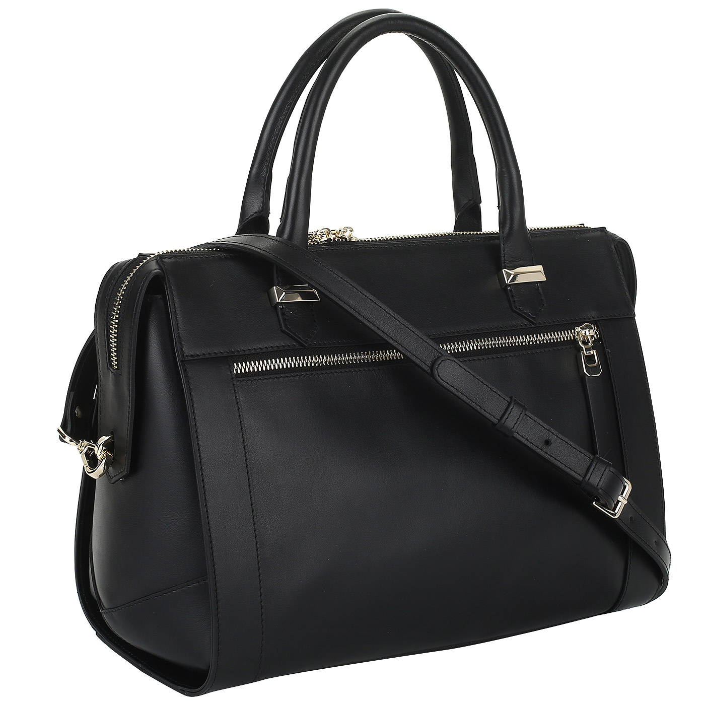 Кожаная сумка с плечевым ремешком Aurelli Shine