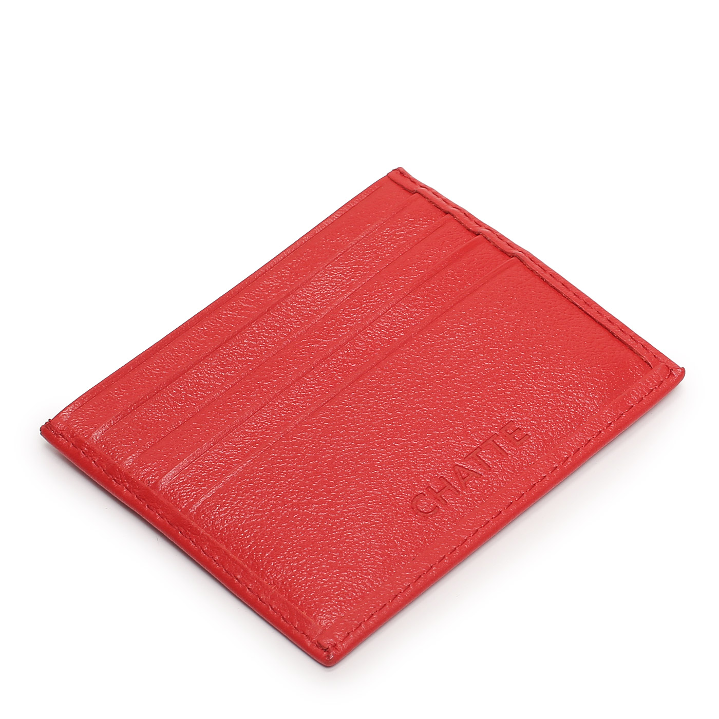 Кожаная визитница Chatte Lion