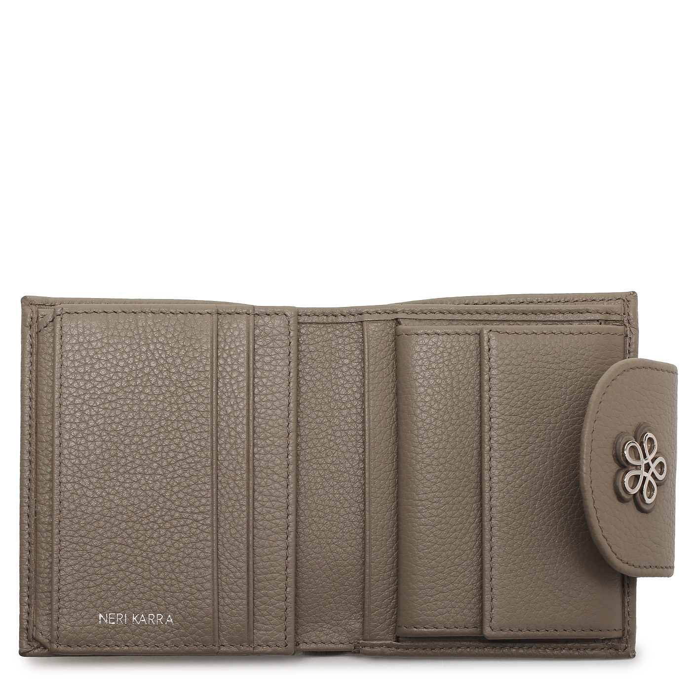 Портмоне складное на кнопке Neri Karra 