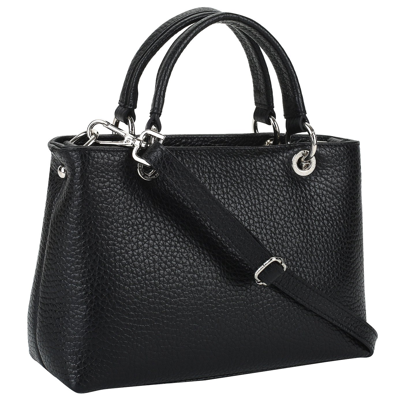 Черная кожаная сумка Sara Burglar Cherie Qerida