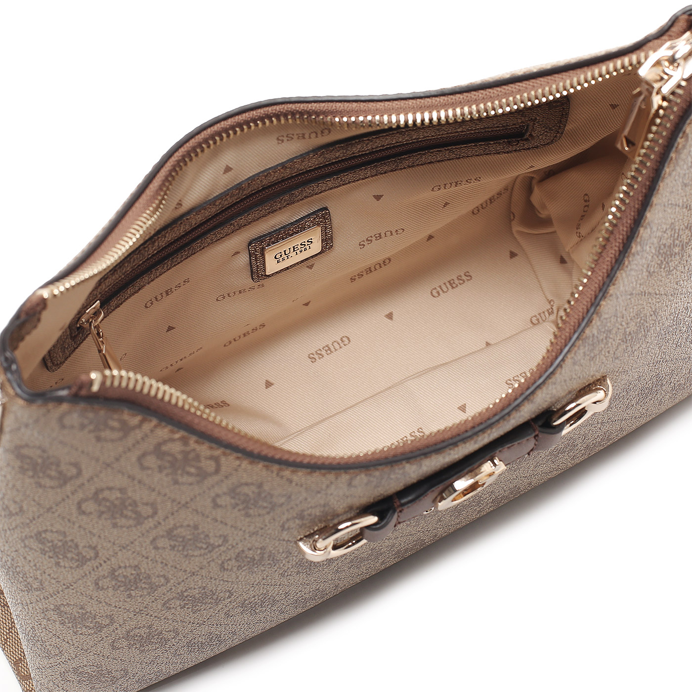 Сумка с ручкой-цепью Guess Izzy