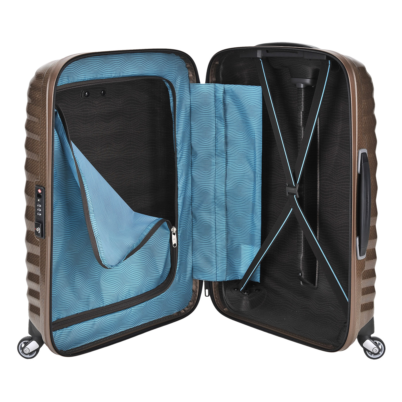 Чемодан для ручной клади из материала Curv Samsonite Lite-Shock