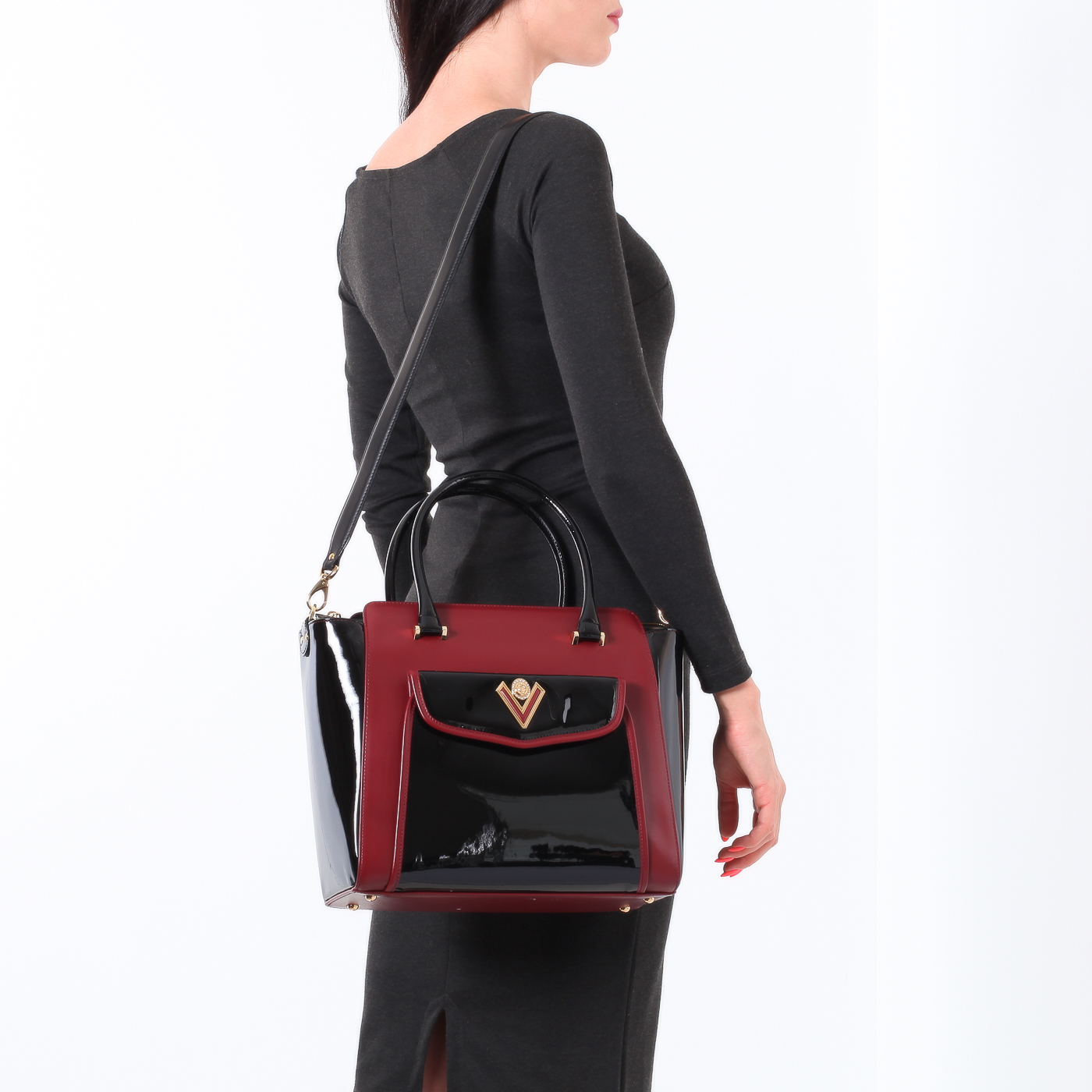 Сумка-трапеция Valentino Orlandi Elodie