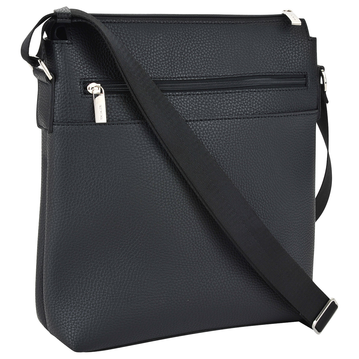 Мужская черная сумка через плечо Stevens 