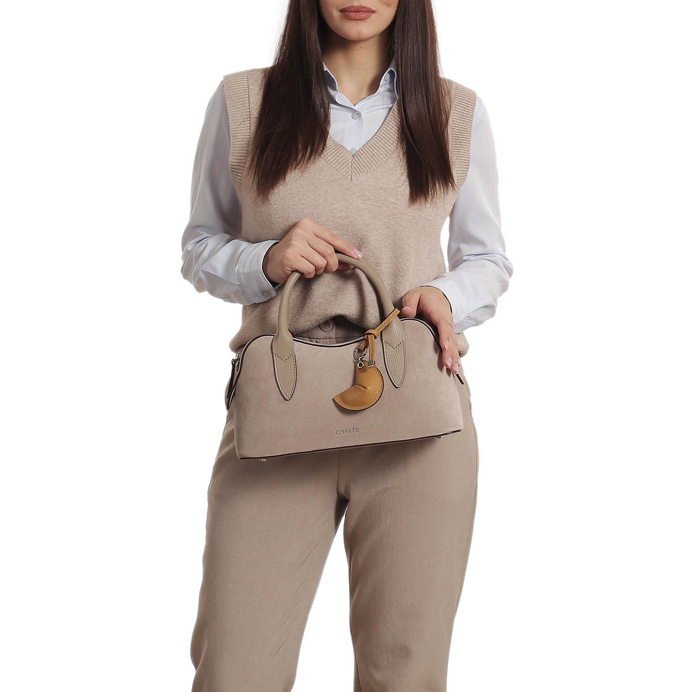 Кожаная сумка Chatte Marseille